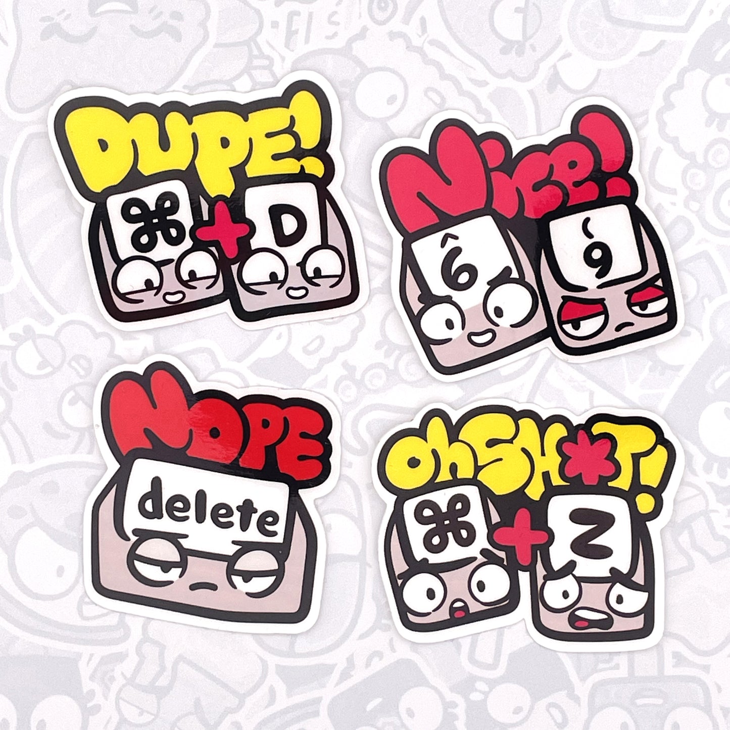 Happy Caps - Vinyl Sticker Pack