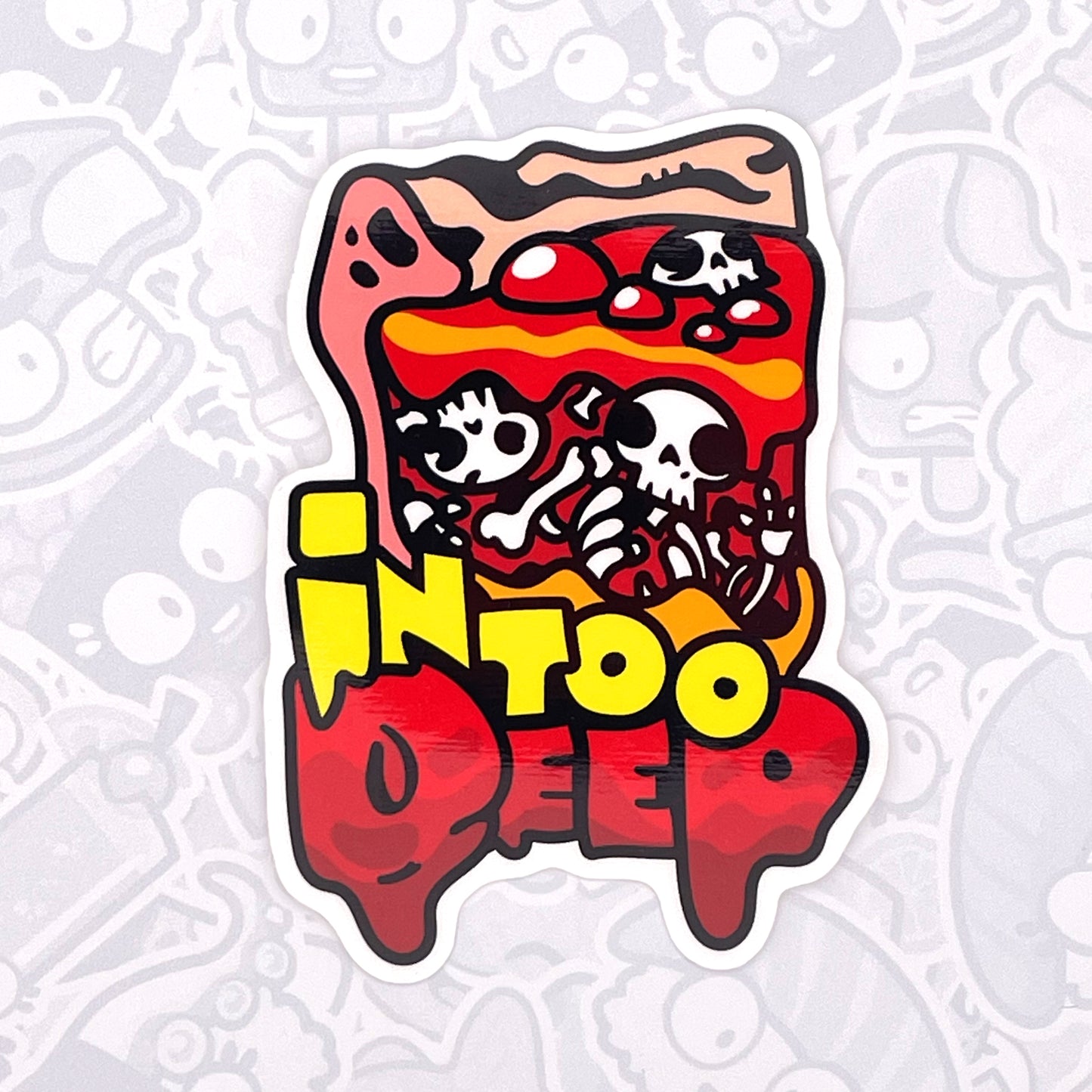 In Too Deep (dish) - Vinyl Sticker