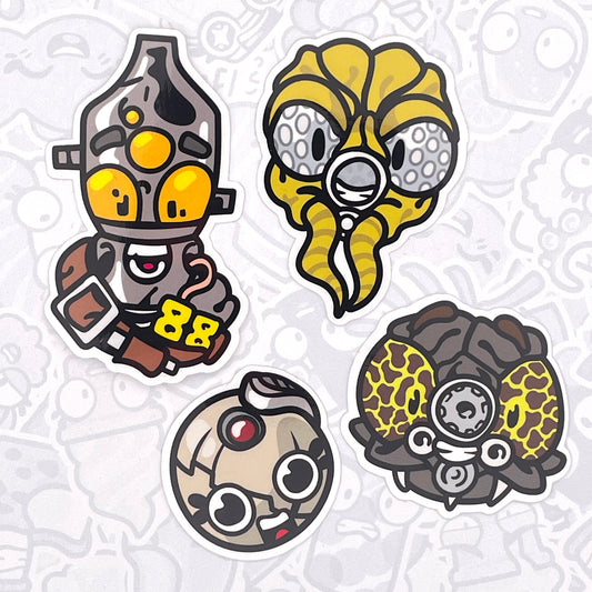 Space Wars! Bounty Buddies Set 2 - Vinyl Sticker Pack