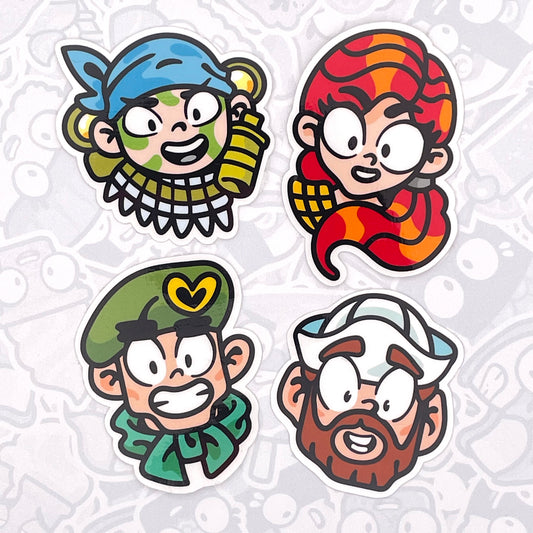 Soldiers & Snakes Set 2 - Vinyl Sticker Pack