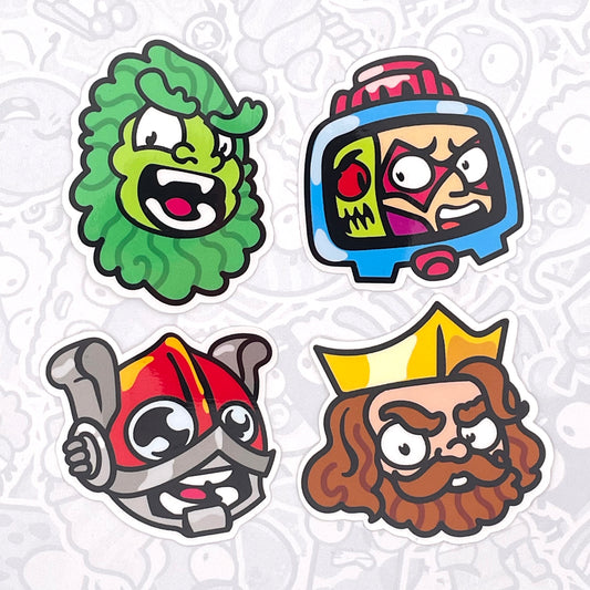 Wonderful Warriors Set 2 - Vinyl Sticker Pack