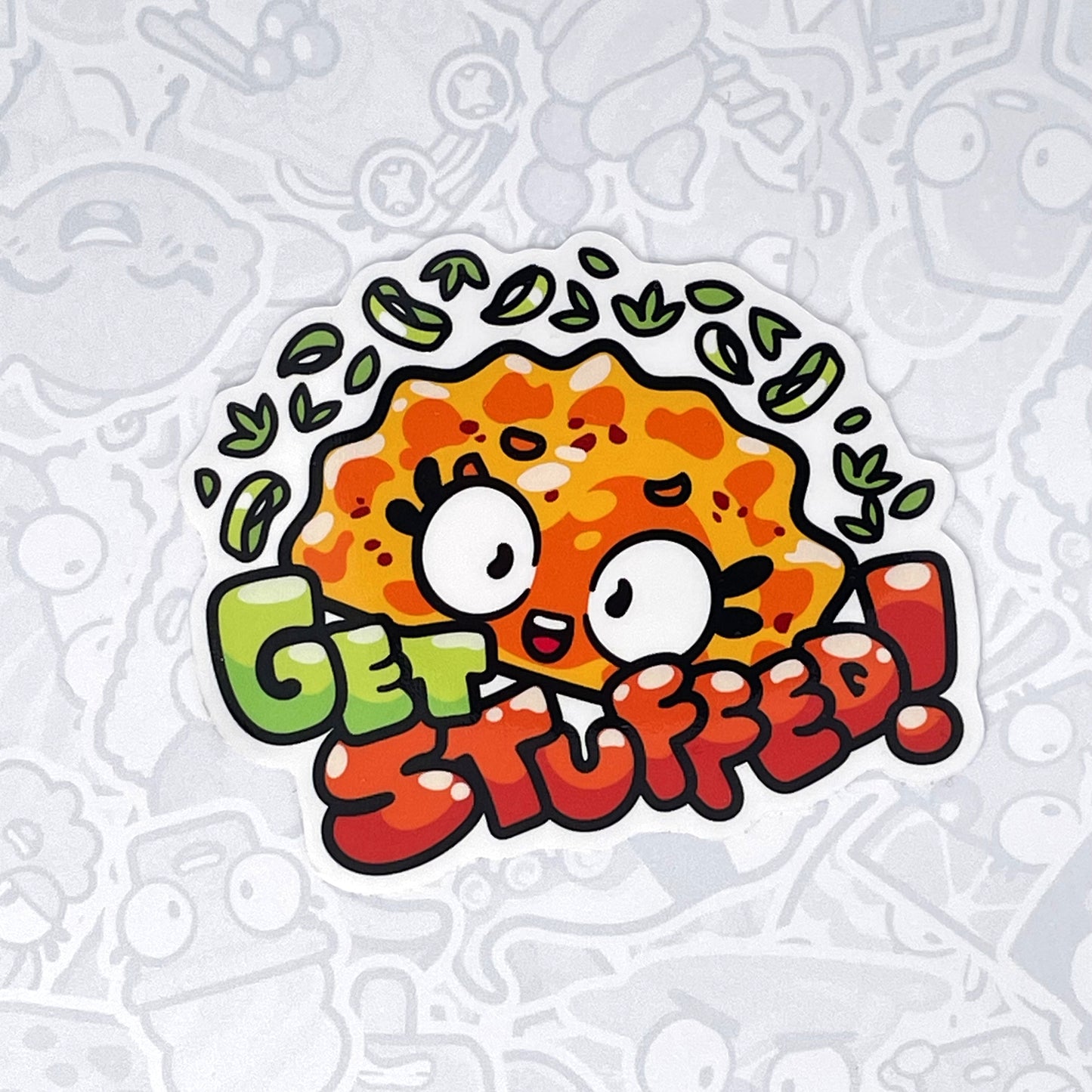 Get Stuffed Empanada - Vinyl Sticker