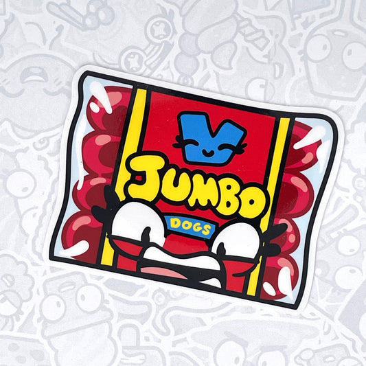 Jumbo Dogs - Vinyl Sticker