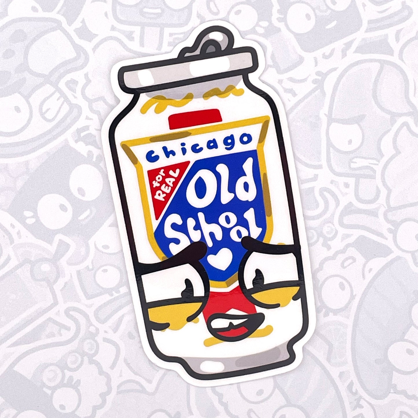 Old School Beer - Vinyl Sticker