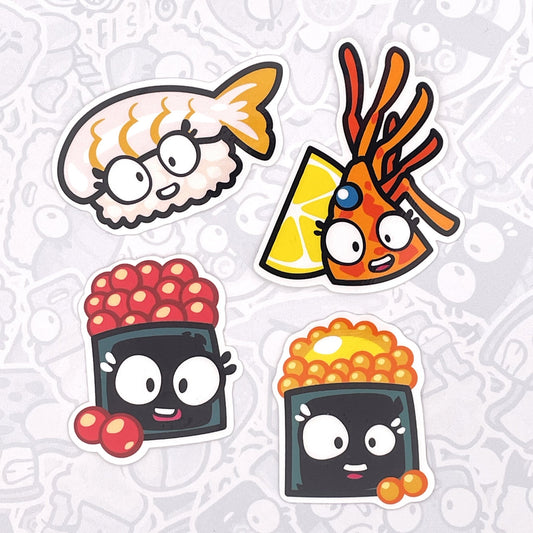 Sushi Set 3 - Vinyl Sticker Pack